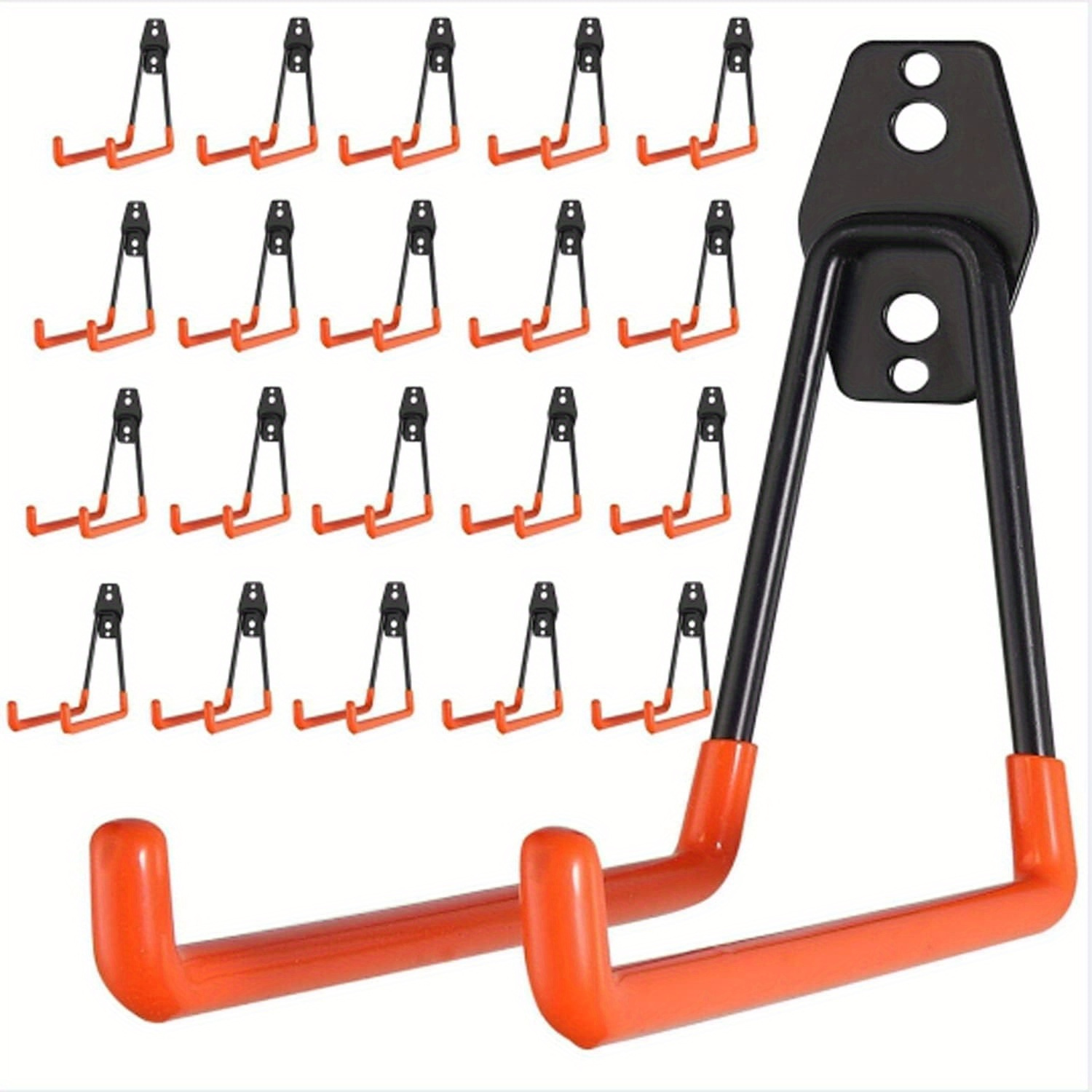 Crochets Garage Muraux — Lot de 20 Heavy Duty 4