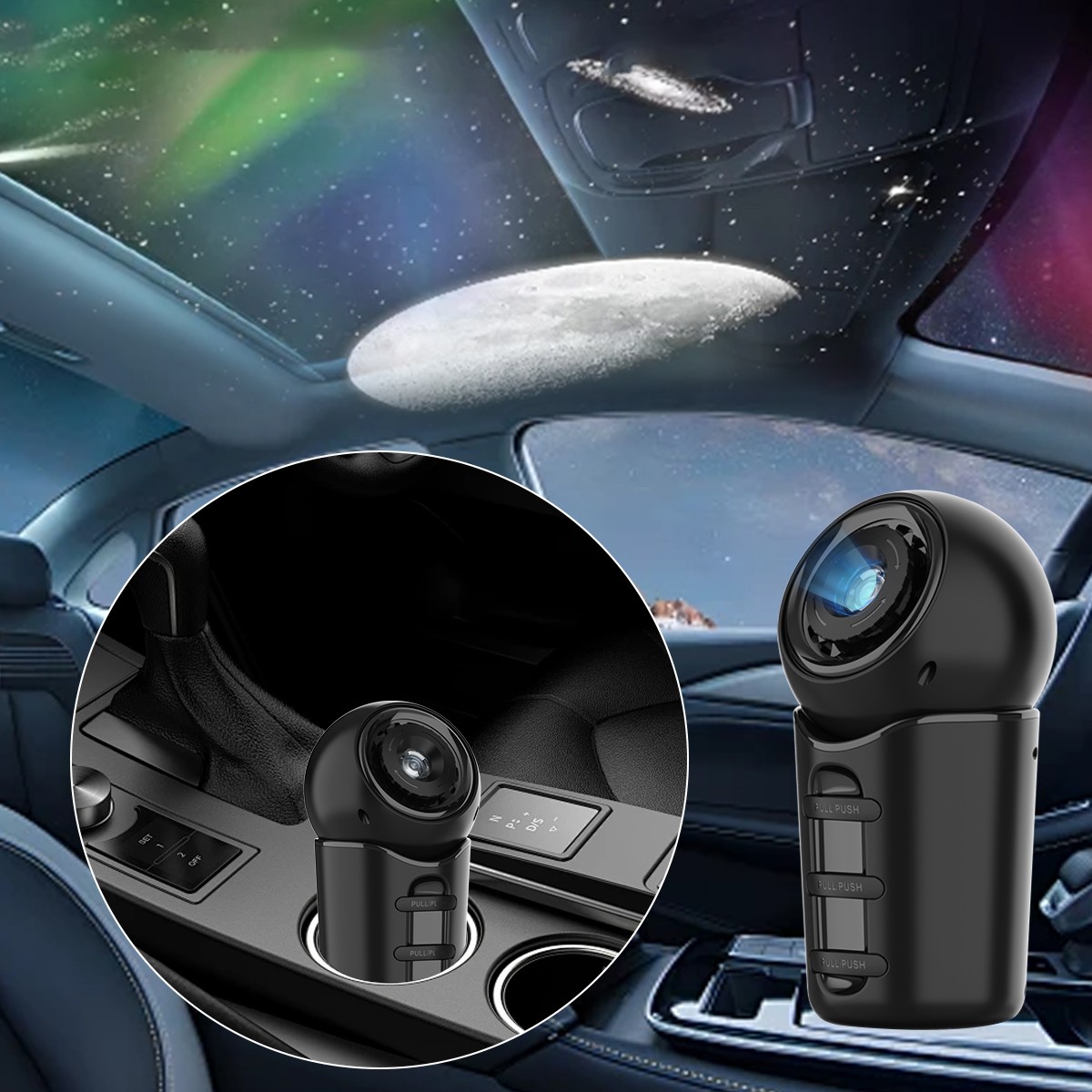 Projecteur Ciel Étoilé Rotatif — Lampe Galaxie Chambre & Déco 3