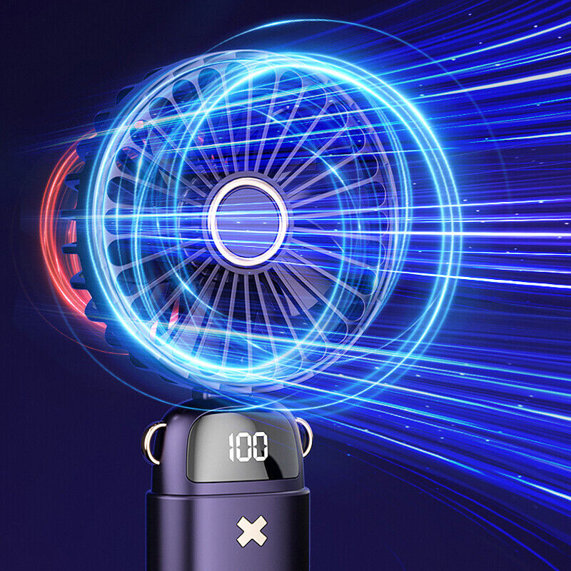 Ventilateur Portable Pliable — USB Rechargeable, Mini Format 5