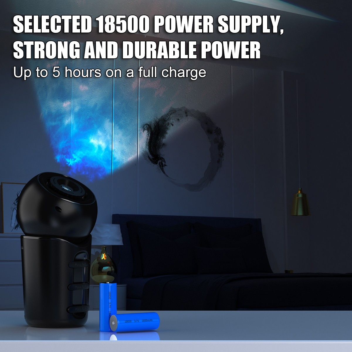 Projecteur Ciel Étoilé Rotatif — Lampe Galaxie Chambre & Déco