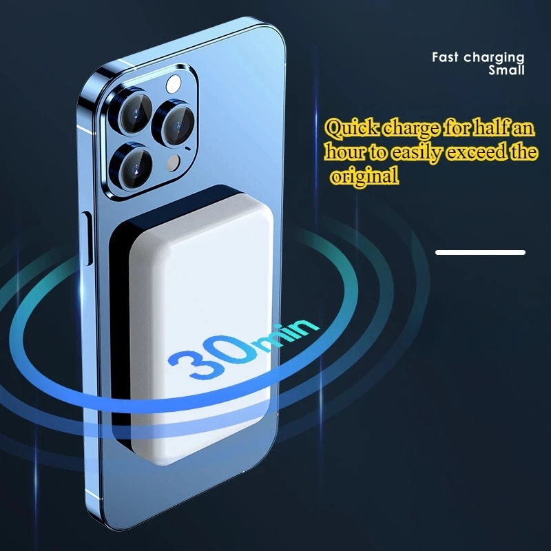 Batterie Externe Magnétique MagSafe 10000mAh — Charge Sans Fil 20W 3