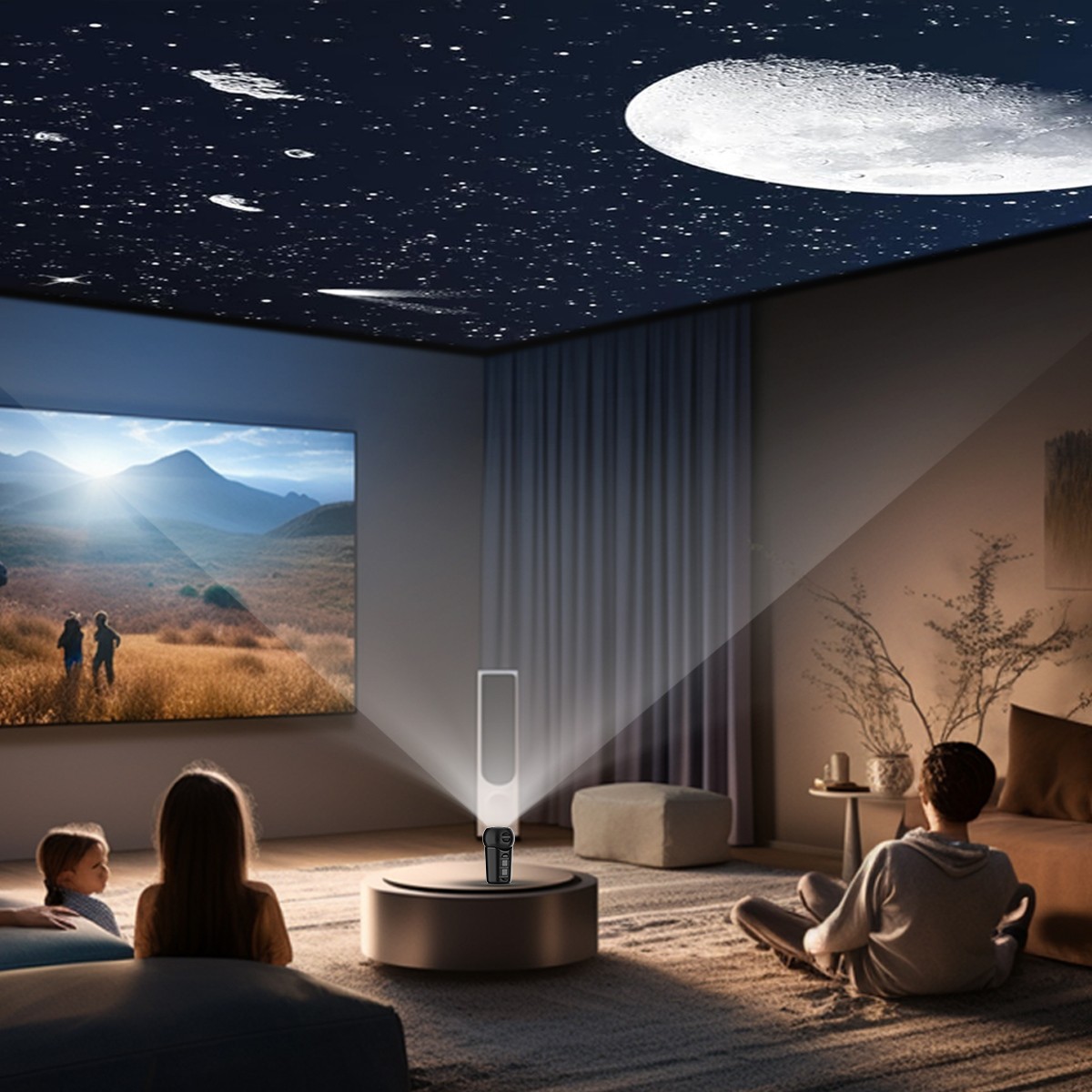Projecteur Ciel Étoilé Rotatif — Lampe Galaxie Chambre & Déco 2
