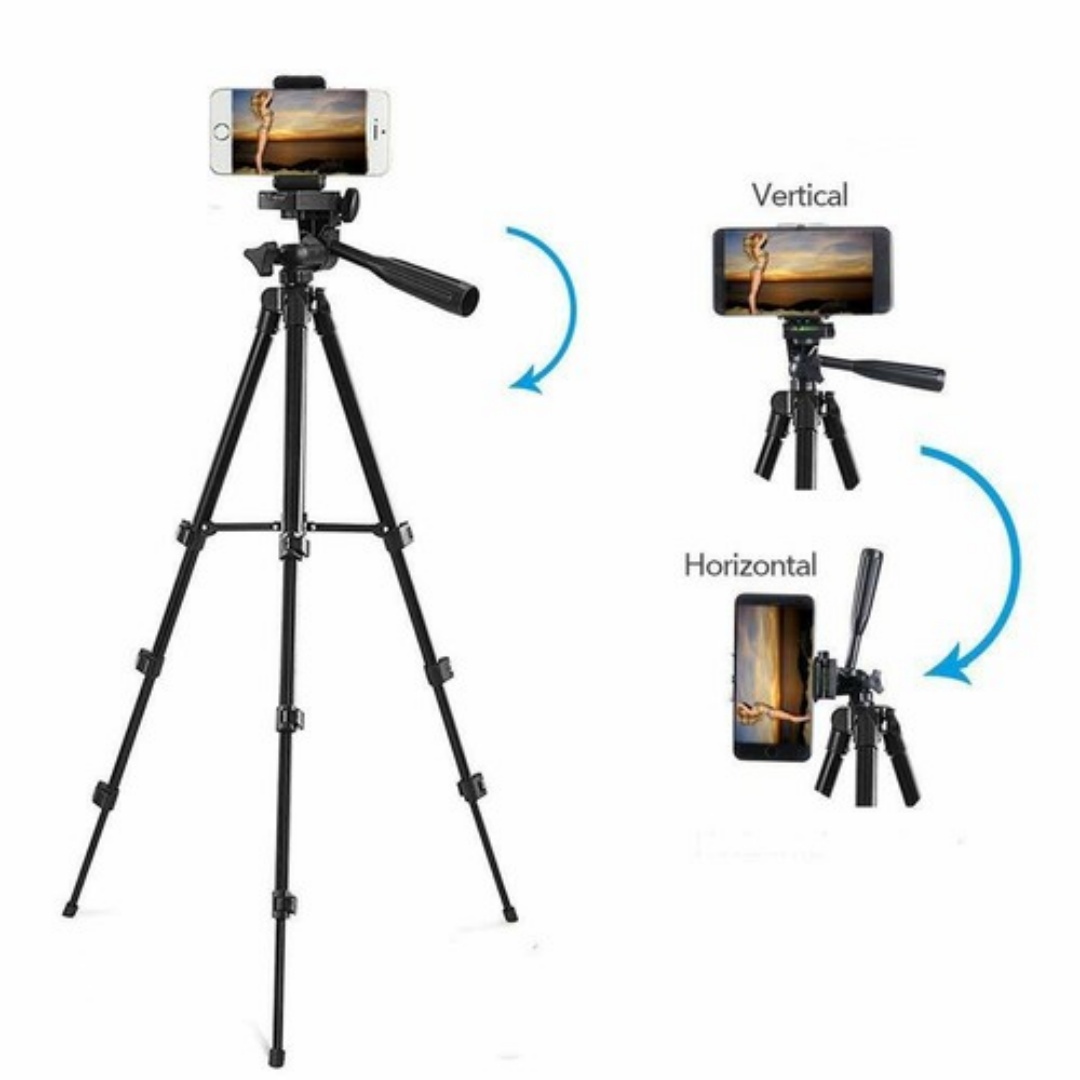 Trépied Photo Pro — Smartphone + Appareil Photo Reflex 3