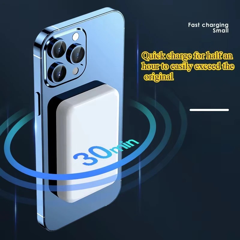 Batterie Externe Magnétique MagSafe 10000mAh — Charge Sans Fil 20W 6