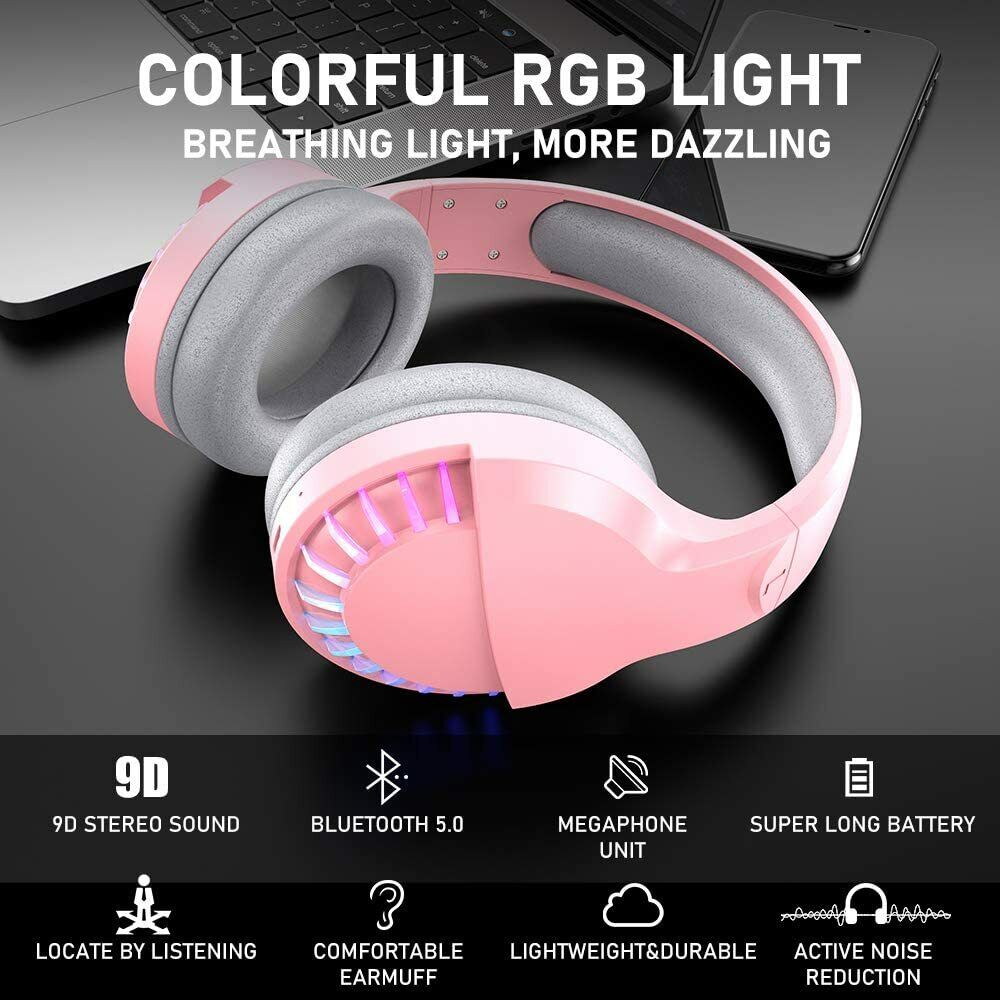 Casque Gaming Bluetooth Stéréo — PC, PS4, PS5, Mobile 8