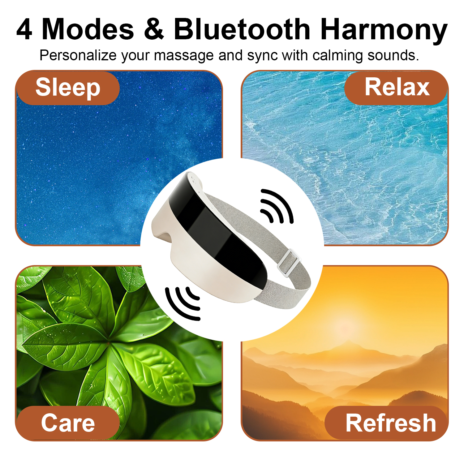 Masque Massant Yeux Chauffant Bluetooth — Relaxation Totale 3