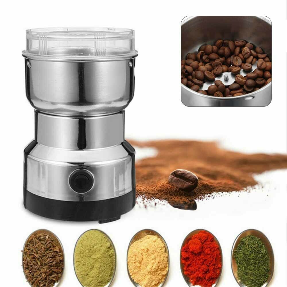 Moulin à Café & Épices Électrique — 150W, Lame Inox 7