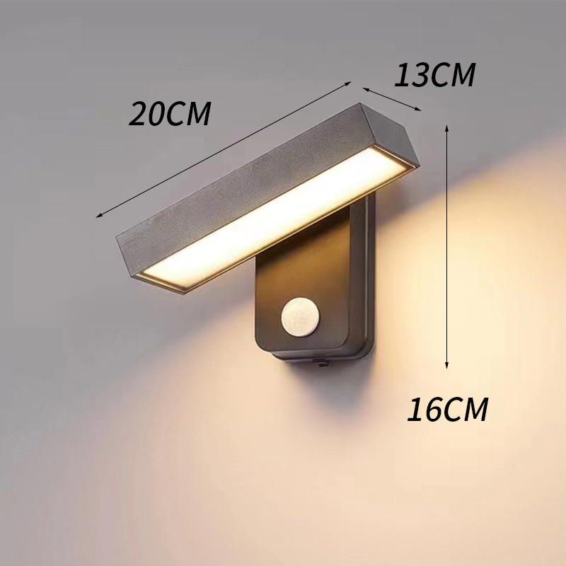 Applique Extérieure Détecteur Mouvement 360° — Solaire LED 6