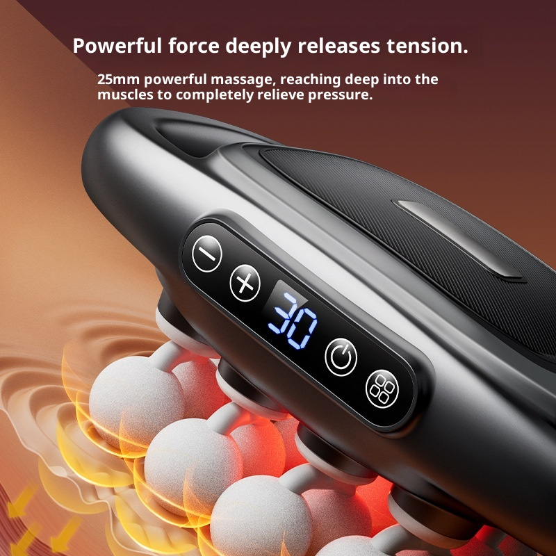 Pistolet de Massage Percussion — 4 Têtes Interchangeables 3